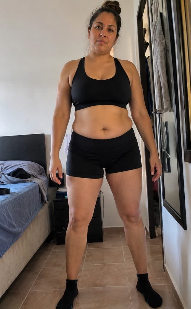 Marisol — −8 kg en 12 semanas — antes